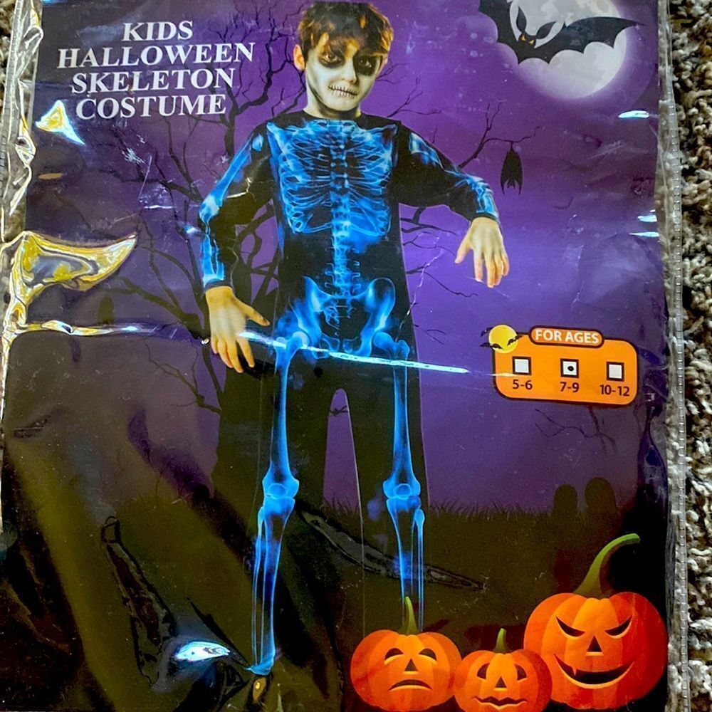 Kids Halloween Skeleton Costume